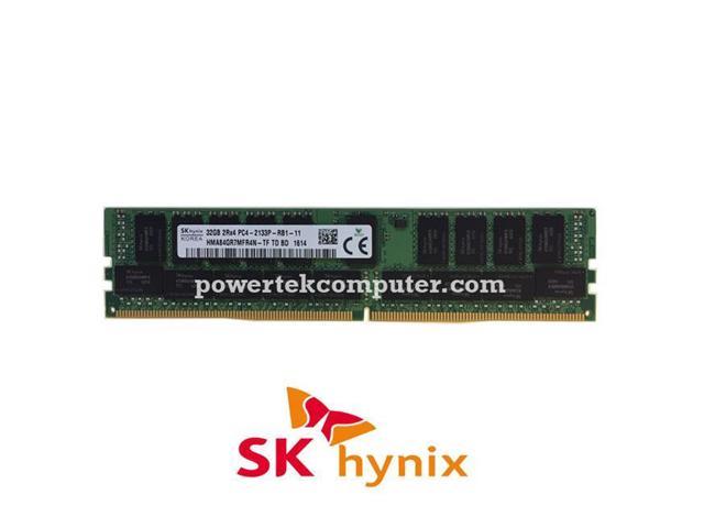 SK hynix 32GB/2Gx4 DDR4 PC4 19200 ECC Registered 2400MHz 288 Pin Server  Memory Model HMA84GR7AFR4N-UH