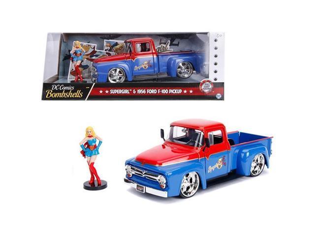 1955 Ford F-100 Pickup Truck Die-cast 1:24 by Motormax 8 inches Yellow 1956
