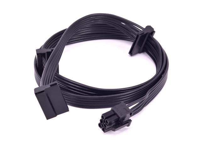 M85-600W PSU Computer Cables 5pin to 4 SATA 15pin Modular Power Supply Cable for Acbel M85-500W Cable Length: 20pcs 