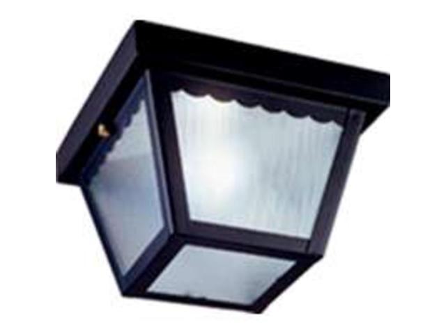 Boston Harbor 6276bk3l Single Light Impact Porch Ceiling Light Fixture Black Newegg Com