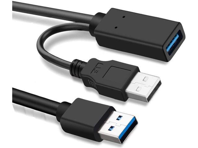 Ruaeoda Mini USB Cable 20 ft Bundle with USB 3.0 Extension Cable 20 ft 