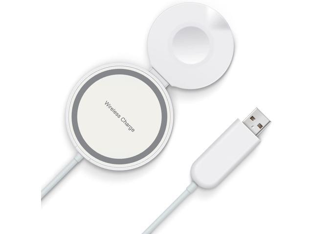 CIVPOWER Portable Wireless Charger 2 in 1 Magnetic Charging for Apple Watch Series SE/7/6/5/4/3/2/1 & Compatible with MagSafe Charger for iPhone 13/12/Pro/Pro Max/Mini