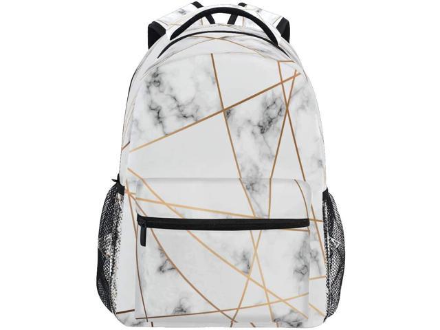 Marble Backpack for Teen Girls Womens School Backpack Laptop Bookbags Travel Casual Rucksack Daypacks 