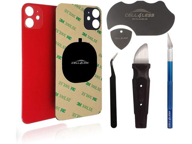 Cell4less Back Glass Compatible With The Iphone 11 Back Glass Replacement W Full Body Adhesive Removal Tool And Wide Camera Hole For Quicker Installation Red W Toolkit Newegg Com