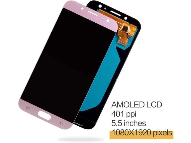 Lcd Screen Replacement For Samsung J7 Pro Sm J730g Ds Galaxy J730f J730g J730gm J730ds Super Amoled Lcd Display Screen And Touch Screen Digitizer Panel Repair Parts Assembly Rose Gold Newegg Com