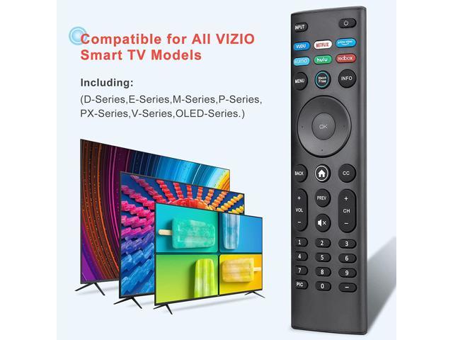 XRT136 XRT140 Remote for Vizio Smart TV Remote, Universal Remote for All Vizio LED LCD HD 4K UHD HDR TV with WatchFree and 6 Shortcuts Button, Remote for Vizio D-Series M-Series P-Series V-Series TVs 