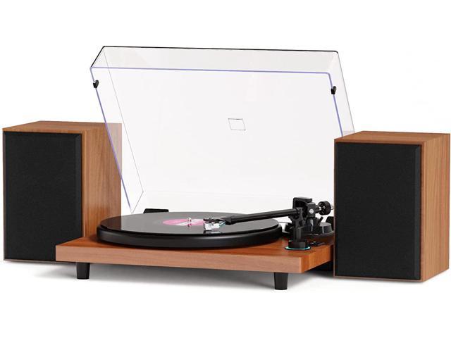 record player with speaker output