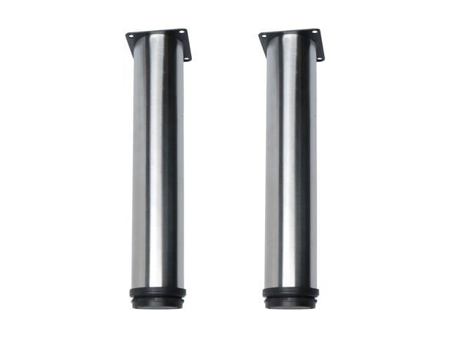 12 Inch Round Furniture Legs Stainless Tone Sofa Couch Cabinet