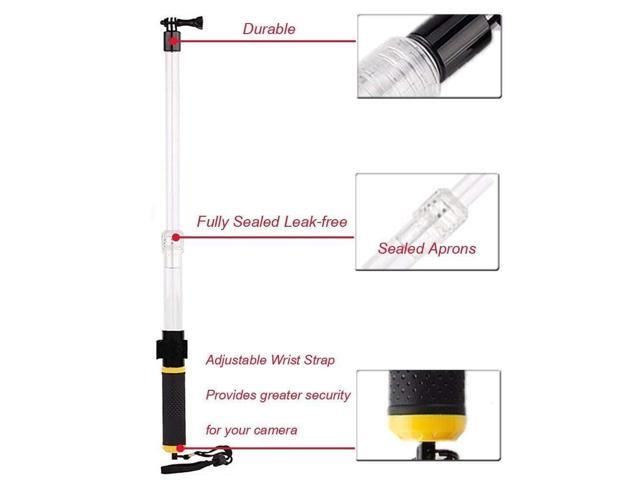 Selfie Stick Adjustable Monopod Pole with Floating Hand Grip for Hero