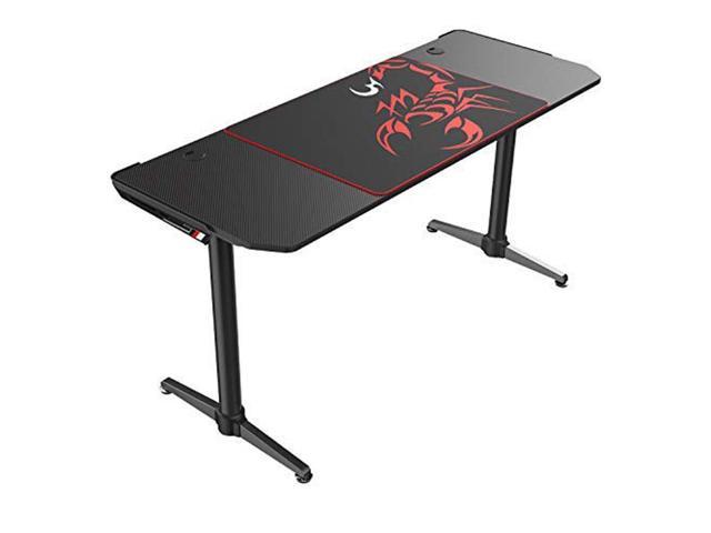 Eureka Ergonomic Carbon Fiber Texture Desktop Computer Gaming Desk