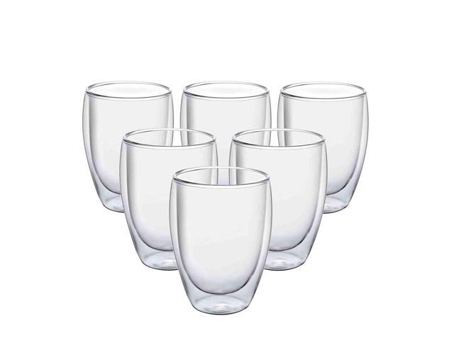 Glass Coffee Mugs 12 Oz Set Of 6 Double Wall Insulated Thermal - Double Wall Clear Glass Coffee Mugs Glass Coffee Mugs 12 Oz Set Of 6 Double Wall Insulated Thermal - Double Wall Clear Glass Coffee Mugs