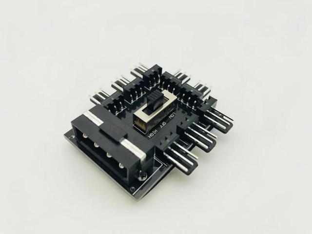 Connectors PC 1 to 8 4Pin Molex Cooler Cooling Fan Hub 3Pin Power Controller for PC Mining Cable Length: Other Connectors PC 1 to 8 4Pin Molex Cooler Cooling Fan Hub 3Pin Power Controller for PC Mining Cable Length: Other