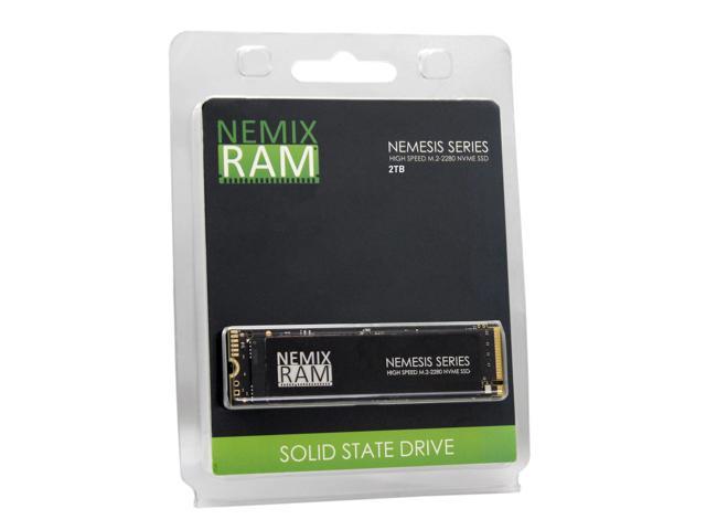NEMIX RAM Nemesis Series 2TB M.2 2280 Gen4 PCIe NVMe SSD Write Speeds up to  7415mbps Compatible with Dell Precision 7780 Mobile Workstation