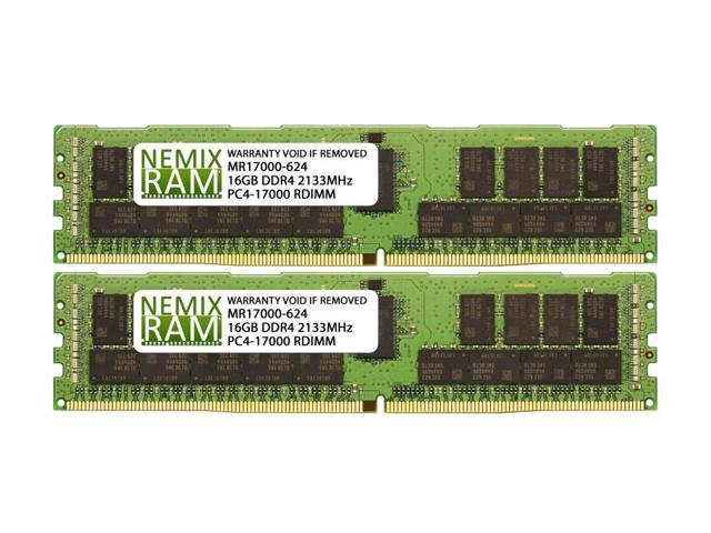 NEMIX RAM NE3302-H050F for NEC Express5800/A2040c 32GB RDIMM Memory 4x8GB 