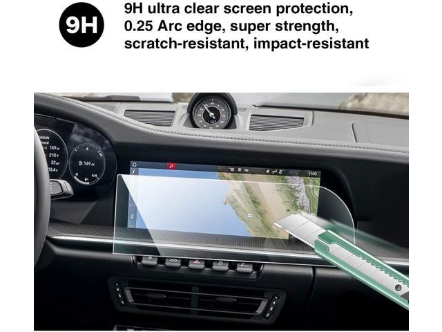 8 x 7 inches Universal Trimmable Screen Protector for all GMC Navigation Anti-glare and Anti Finger Print 3-Pack 