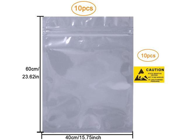 10pcs Static Shielding Bags Open Top 