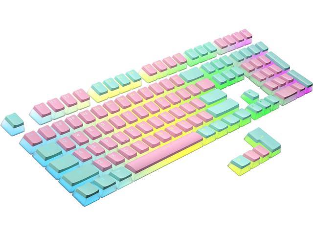 hk gaming keycaps pudding