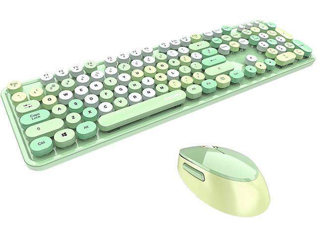 Retro Cute Clicky Typewriter Keyboard Wireless Bluetooth Mechanical ...