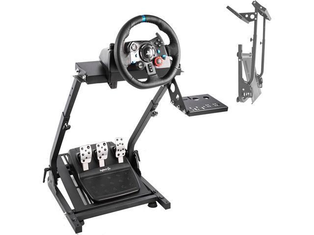 Dardoo Flight Game Mount Racing Simulator Cockpit Compatible with Thrustmaster HOTAS Warthog Logitech G25 G27 G29 G920, Not Included Wheels,Pedals,Thr