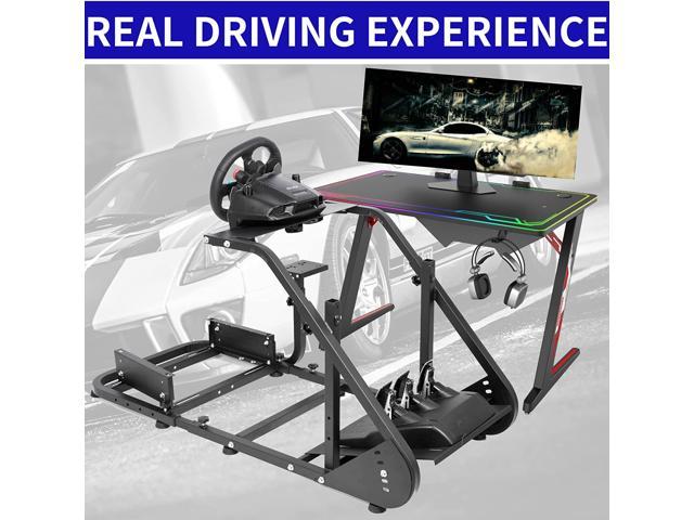 Dardoo Racing Wheel Stand Cockpit Fits All Logitech G923 G29 G920  Thrustmaster Wheels Gaming Steering Simulator Stand Compatible with Xbox  One, PS4, PC Adjustable Wheel Pedals Not Included Nintendo DS Accessories