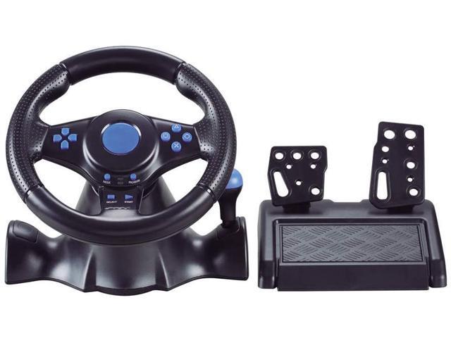 Color : Blue Universal USB Car 180 Degree Race Steering Wheel with Pedals for 360//P2/PC,Blue by M I A Racing Wheel Color : Blue Universal USB Car 180 Degree Race Steering Wheel with Pedals for 360//P2/PC,Blue by M I A Racing Wheel
