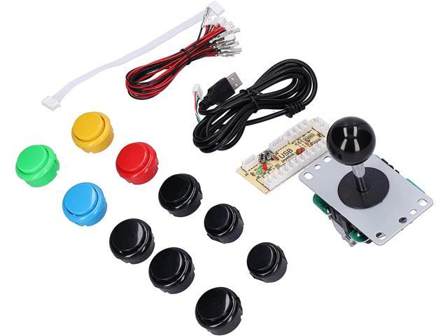 Zero Delay Arcade Game DIY Kit Including Joystick Button USB Encoder Board Supports All Systems Game Buttons DIY Kits