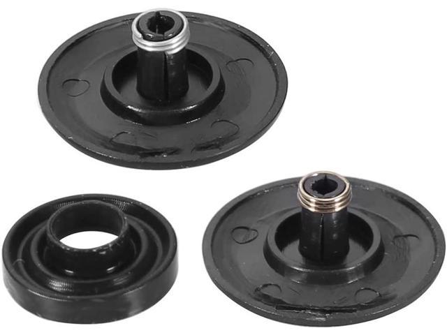 Knob Repair Kit MMI Joystick Center Button Cover Repair Replacement with 2 Seal Ring paint black 