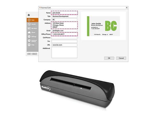 Ambir ImageScan Pro PS667 Card Scanner - Newegg.com