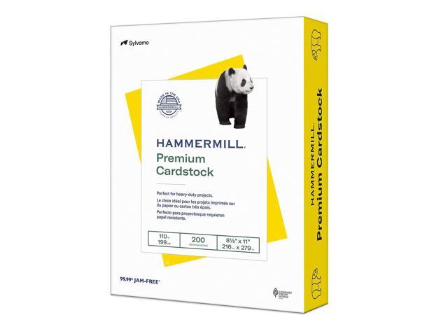 Photo 1 of Hammermill Premium Cardstock, 110 lb, 8.5 x 11, Yellow, 200/Ream