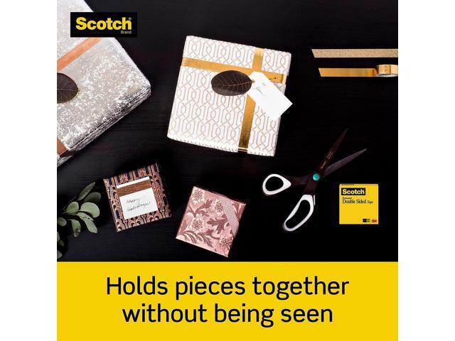 Scotch Permanent Double Sided Tape, 1/2 x 36 665-121296-12PK