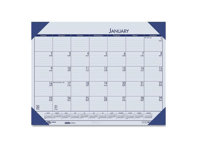 2024 House of Doolittle 18.5 x 13 EcoTones Recycled Monthly Desk Pad ...