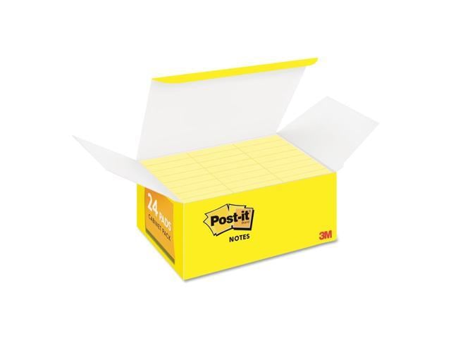 Post-It Notes Value Pk 24 Pads Canary Yellow 1 1/2 X 2 65324VAD ...