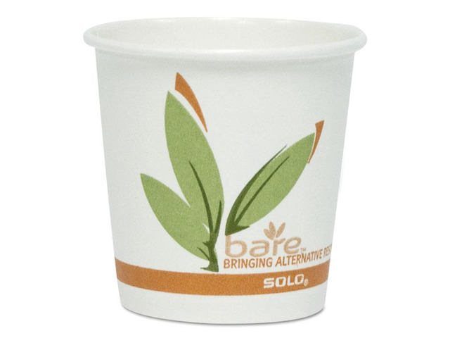 SOLO Cup Company 412RCNPK Bare EcoForward Recycled Content PCF Hot Cups ...