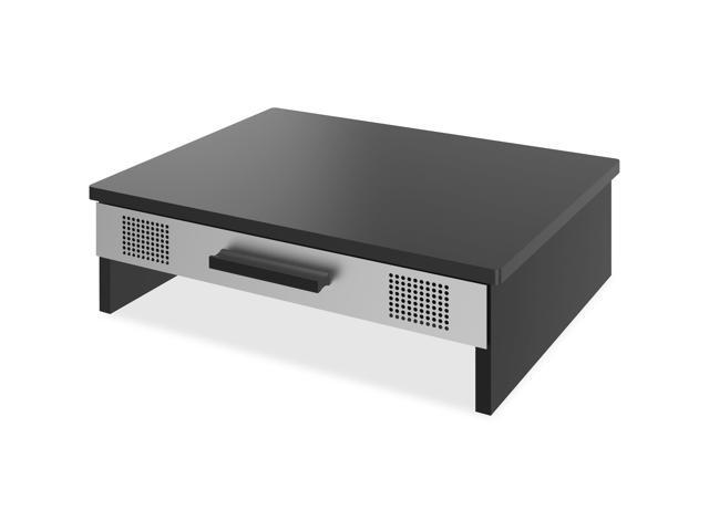 Lorell Metal Wood Monitor Stand 15 X13 X14 1 2 Srbk 80623