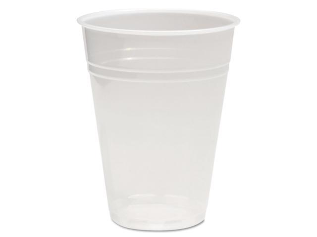 Boardwalk Translucent Plastic Cold Cups 9oz Polypropylene 100/Bag 25 Bags/Carton