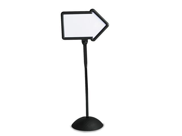 Photo 1 of Safco Double-Sided Arrow Sign Dry Erase Magnetic Steel 25 1/2 x 17 3/4 Black