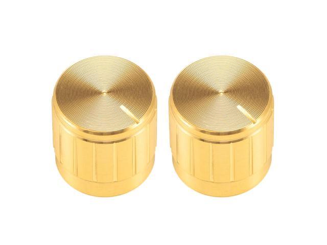 2pcs Top Rotary Control Turning Knob for Hole 6mm Dia.Shaft Potentiometer 36mm 