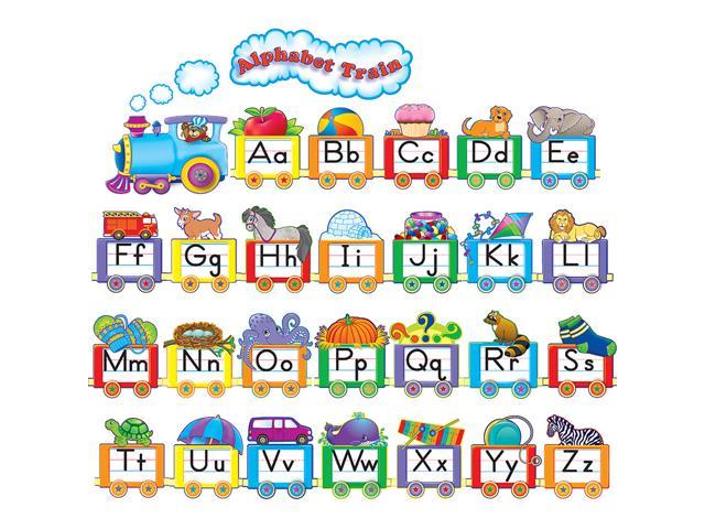 Photo 1 of Teacher Created Resources Alphabet Train Bulletin Board Set, 31 pieces (TCR4421)