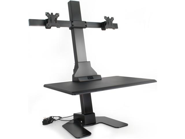 Vivo Electric Height Adjustable Sit Stand Converter Lift Dual