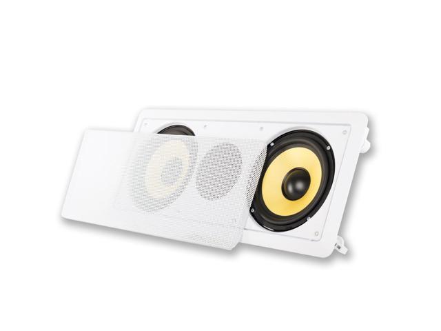 Acoustic Audio HD-6c Flush Mount Center Speaker with 6.5" Woofers In Wall