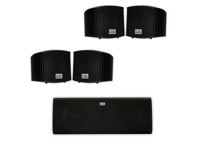 Photo 1 of Acoustic Audio AA321B and AA40CB Indoor Speakers Home Theater 5 Speaker Set