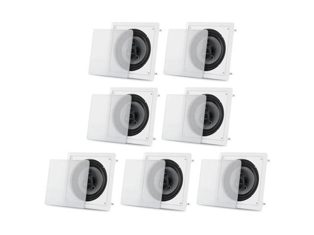 Acoustic Audio Cs I83s Flush Mount In Ceiling Speakers With 8