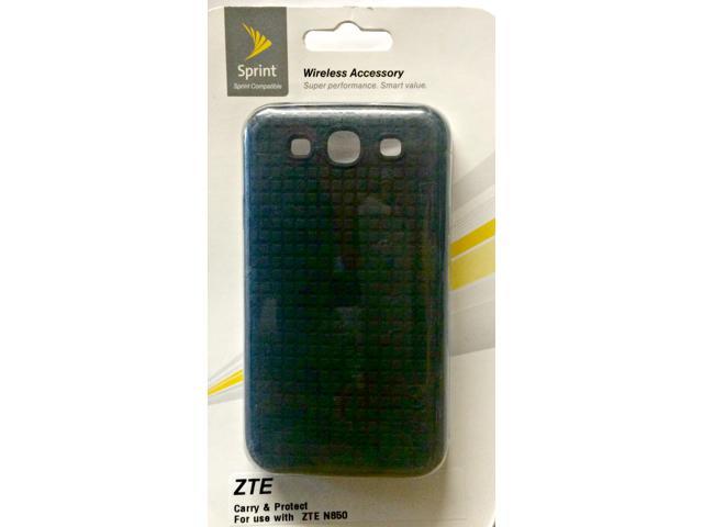 Silicone Phone Case For Sprint ZTE Fury N850 - Black