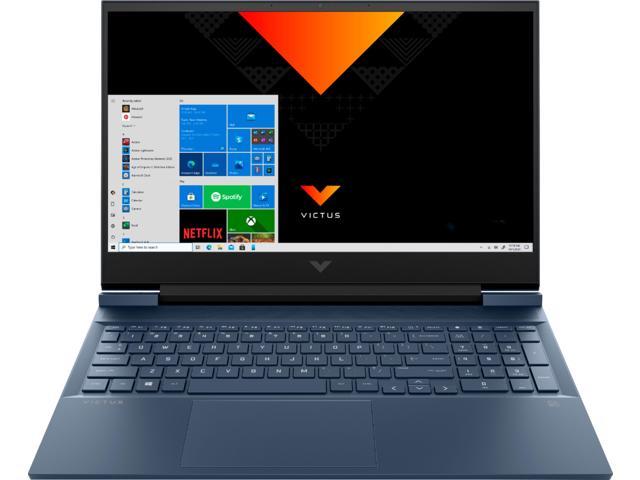 HP Victus 16 Laptop (Intel i5-11400H 6-Core, 16.1" Full HD (1920x1080), 8GB RAM, 256GB PCIe SSD, NVIDIA GeForce RTX 3050, Webcam, Wifi, Bluetooth, Backlit KB, USB 3.1, HDMI, SD Card, Win 11 Pro)