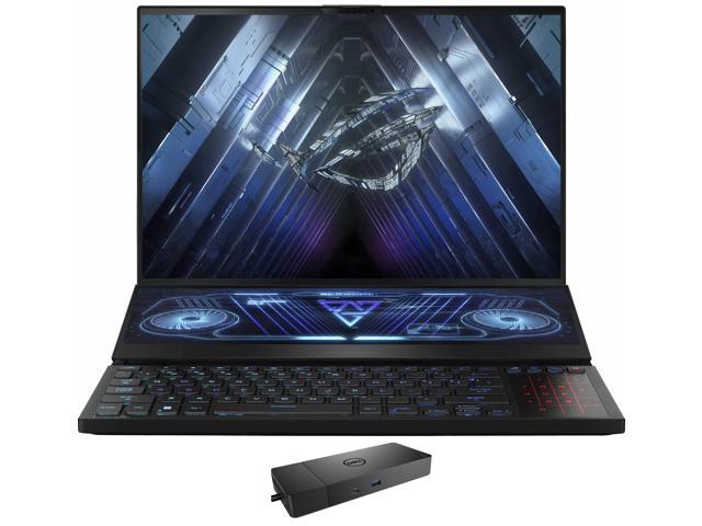 ASUS ROG Zephyrus Duo 16 Gaming & Entertainment Laptop (AMD Ryzen 9 6900HX 8-Core, 16.0" 165Hz Wide QXGA (2560x1600), GeForce RTX 3070 Ti, 32GB DDR5 4800MHz RAM, Win 11 Pro) with WD19S 180W Dock