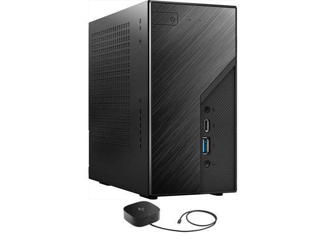 ASrock X300W Gaming Mini Desktop (AMD Ryzen 5 5600G 6-Core, AMD Radeon,  32GB RAM, 512GB PCIe SSD + 2TB HDD (2.5), USB 3.2, HDMI, Display Port, Win  11