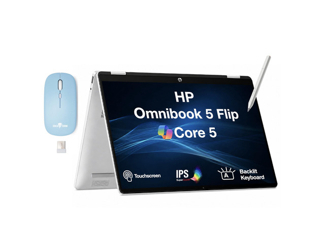 Computer Battery Multimeter HP OmniBook 5 Flip 2-in-1 Laptop for Mobile Business Professionals