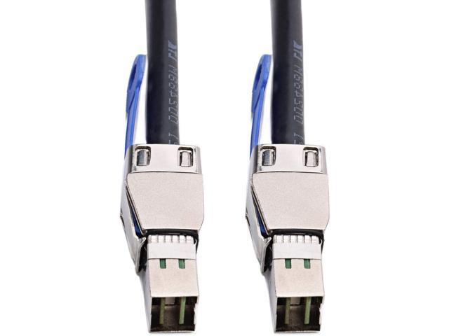 CableDeconn External HD Mini SAS SFF-8644 to SFF-8088 2M 6.6FT Cable 