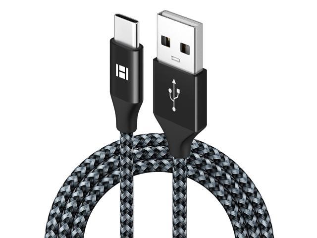 USB C Cable 3m / 10ft, HANKN Nylon Braided USB Type C Cable 3A Fast  Charging USB-A to USB-C Cord Data Sync Charger Cables for Galaxy Note Pixel  PS5 Controller Switch Powerbank (