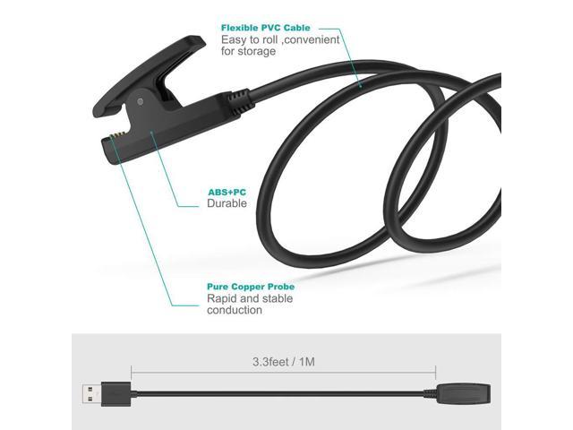 Vivomove HR ForeAthlete 35J TUSITA Charger Compatible with Garmin Forerunner 35 35J 230 235 630 645 Music 735XT Approach G10 S20 USB 100cm Charging Cable GPS Smartwatch Accessories